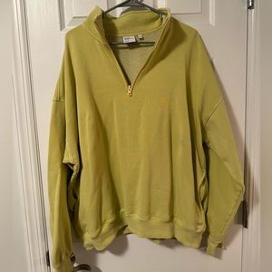 Aritzia TNA brand quarter zip sweatshirt